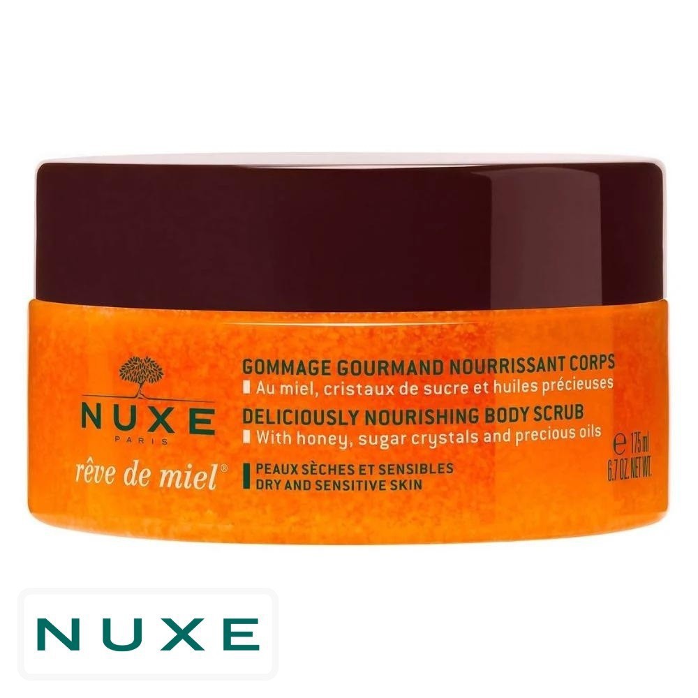 Nuxe Rêve de Miel Gommage Corps Gourmand Nourrissant Exfoliant – 175ml