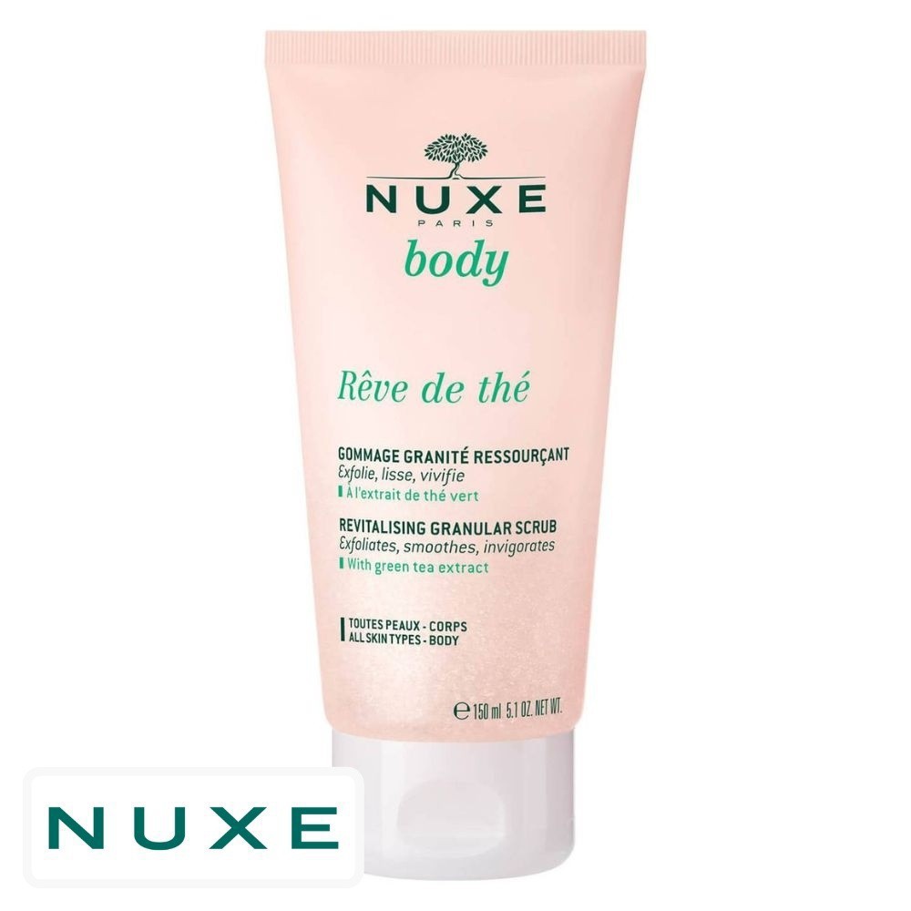 Nuxe Body Rêve de Thé Gommage Granité Exfoliant Ressourçant – 150ml