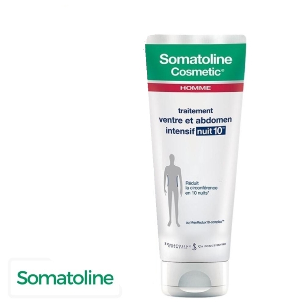 Somatoline Cosmetic Homme Nuit 10 Traitement Ventre & Abdomen Intensif – 250ml