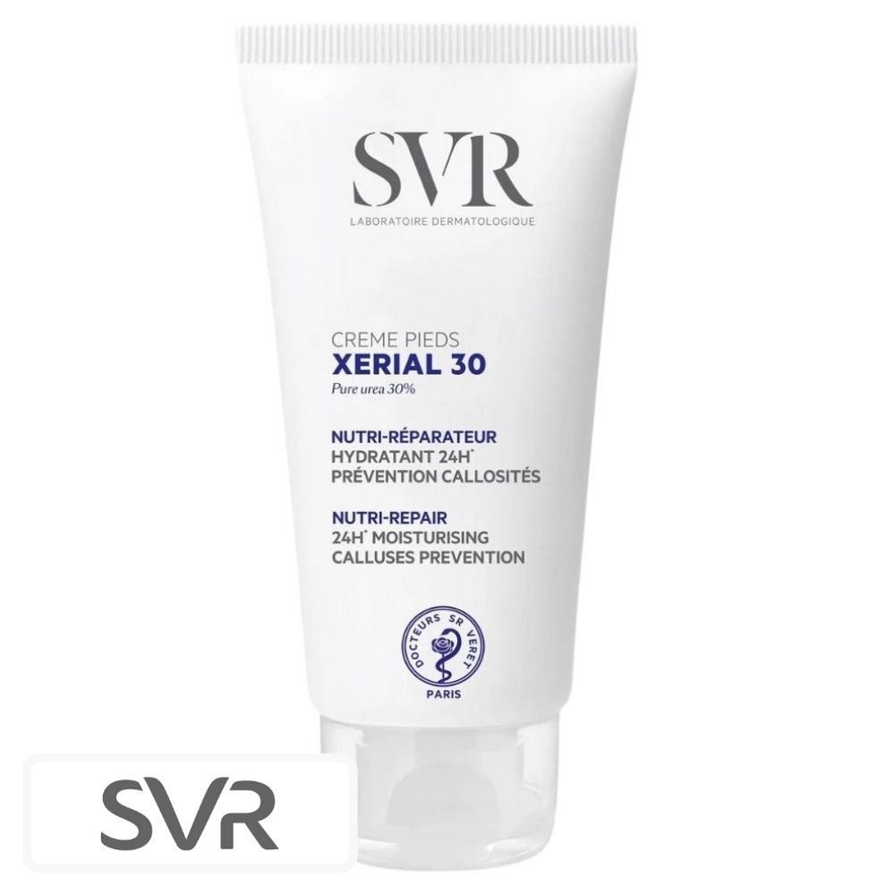 SVR Xerial 30 Crème Pieds Nutri-Réparateur Hydratant 24h Prévention Callosités – 50ml