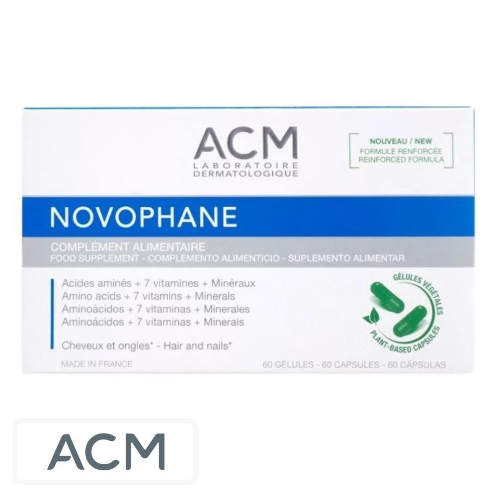 ACM Novophane Cheveux & Ongles Anti-Chute & Renforcement – 60 gélules