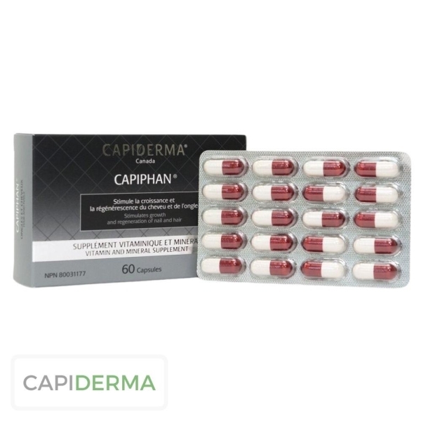 Capiderma Capiphan Cheveux & Ongles – 60 Gélules