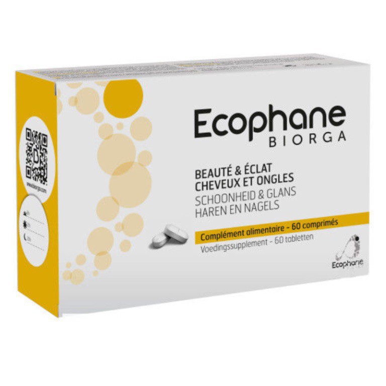 BIORGA ECOPHANE CHEVEUX & ONGLES 60 COMPRIMES