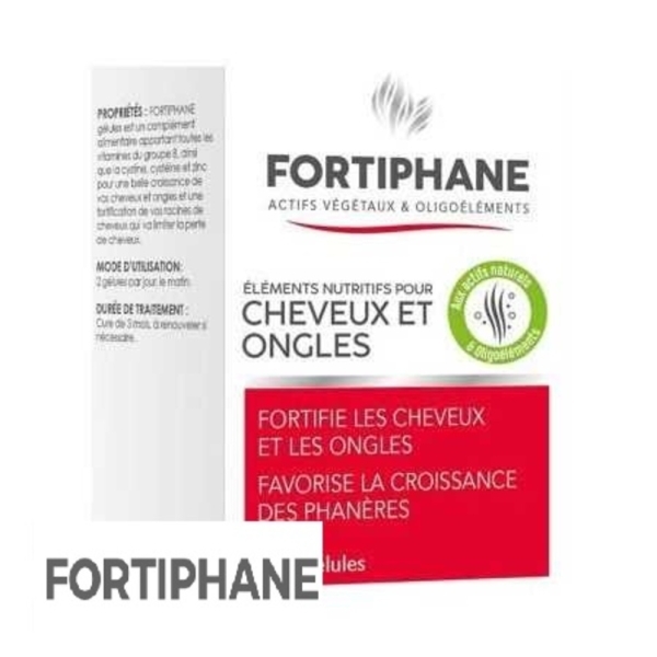 Fortiphane Fortifiant Cheveux & Ongles – 60 gélules