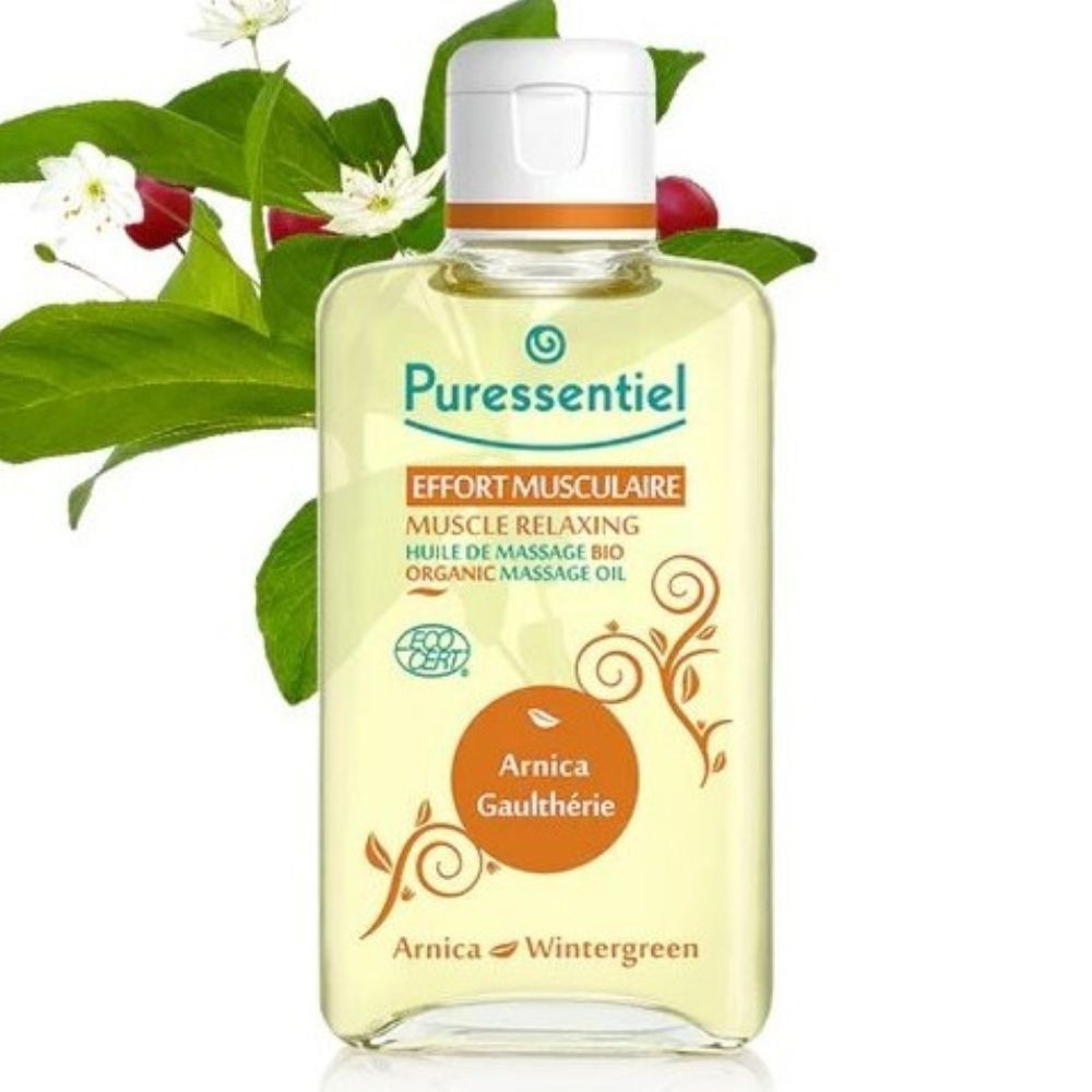 Puressentiel Effort Musculaire Huile de Massage Arnica Gaulthérie – 100ml