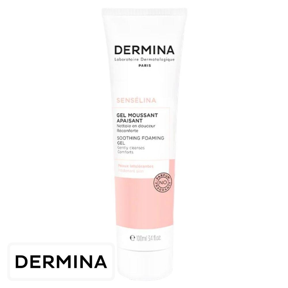 Dermina Sensélina Gel Moussant Apaisant Nettoyant – 100ml