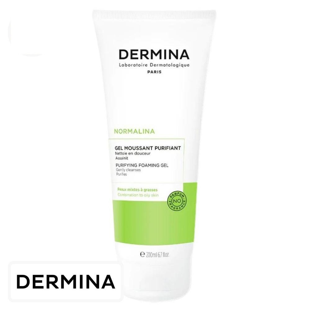 Dermina Normalina Gel-Moussant Purifiant Nettoyant – 200ml