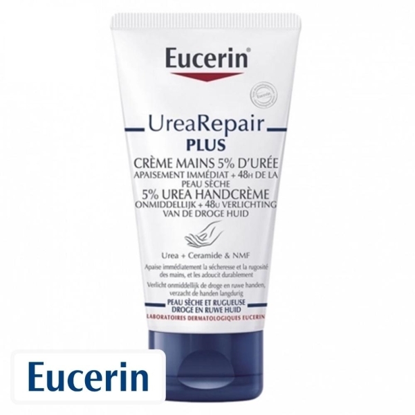 Eucerin UreaRepair Crème Mains Apaisante 5% d’Urée – 75ml