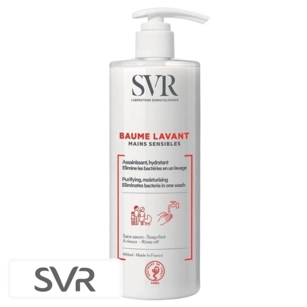 SVR Baume Lavant Mains Sensibles Assainissant Hydratant – 400ml