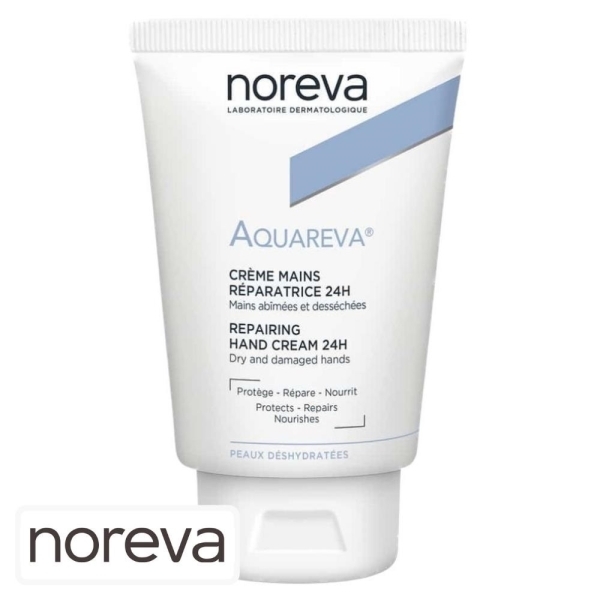 Noreva Aquareva Crème Mains Réparatrice 24h – 50ml