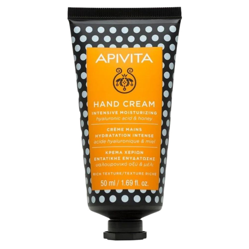 Apivita Crème Hydratante Intense Mains Acide Hyaluronique & Miel – 50ml