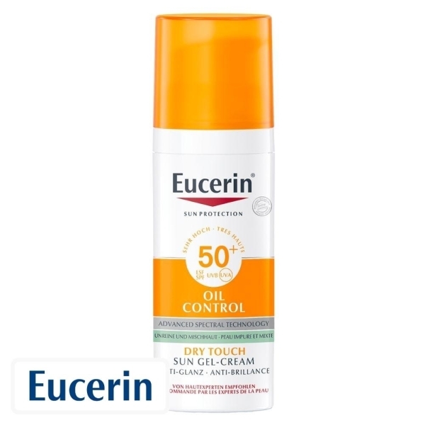 Eucerin Ecran Solaire Oil Control en Gel-Crème Toucher Sec Spf50 – 50ml