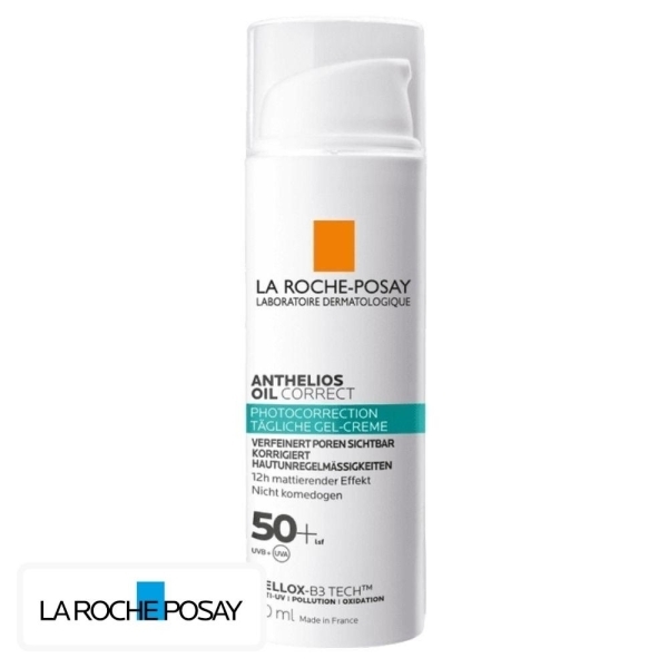 La Roche-Posay Anthelios Oil Correct Ecran Solaire Anti-Imperfections Invisible Spf50 – 50ml