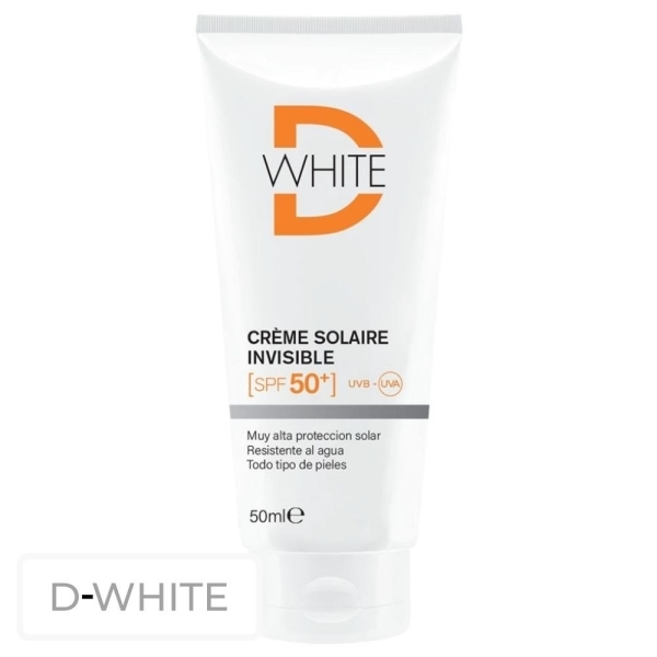 Dwhite Ecran Solaire en Crème Invisible Spf50 – 50ml