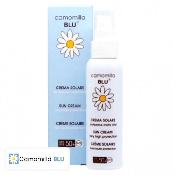 Camomilla Blu Ecran Solaire en Crème Spf50 – 100ml