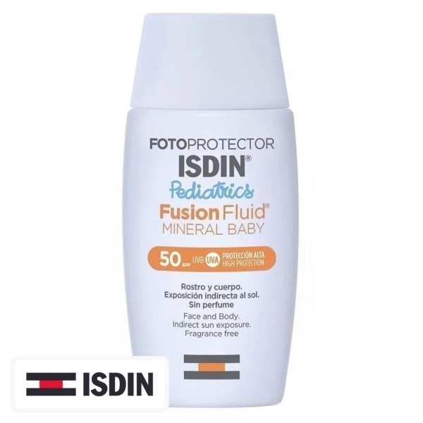 Isdin Fotoprotector Mineral Baby Fusion Fluid Pediatrics Ecran Solaire Spf50 – 50ml