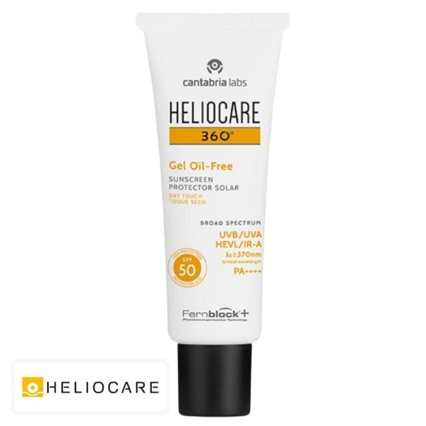 Heliocare 360° Ecran Solaire en Gel Oil-Free Spf50 – 50ml