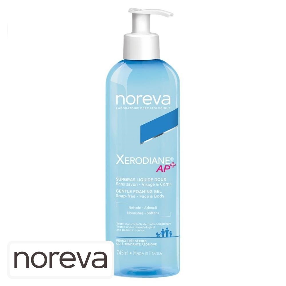 Noreva Xerodiane AP+ Gel Nettoyant Surgras Liquide Doux – 745ml