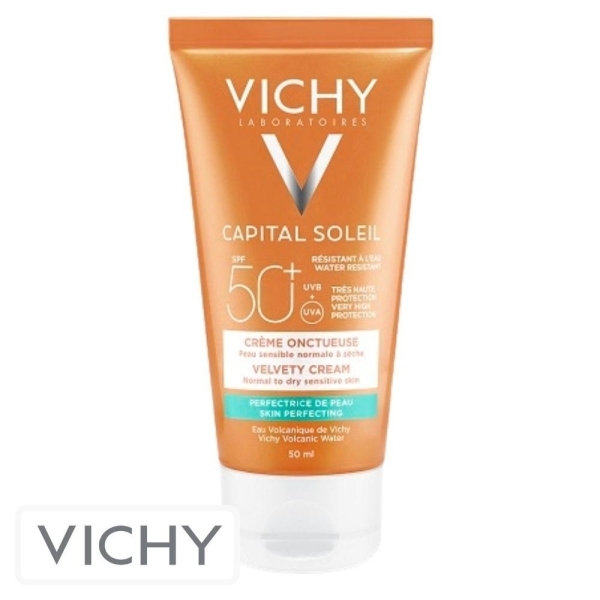 Vichy Capital Idéal Soleil Ecran Solaire en Crème Onctueuse Spf50 – 50ml