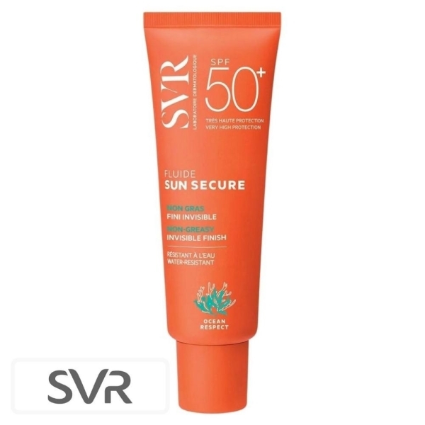 SVR Sun Secure Ecran Solaire en Fluide Invisible Non Gras Spf50 – 50ml