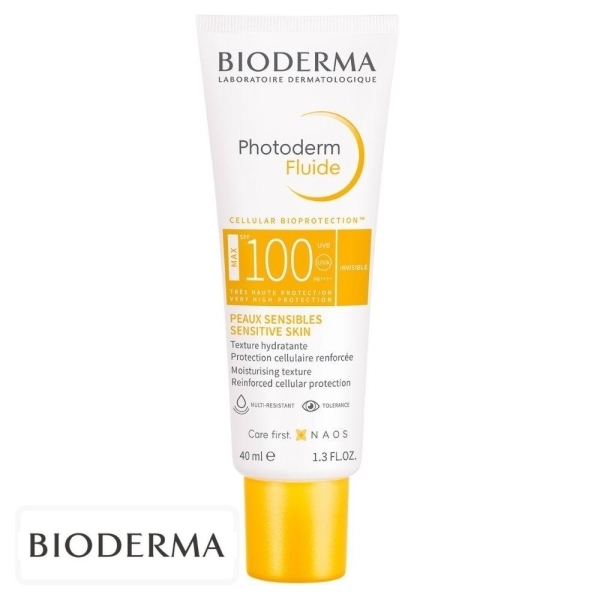 Bioderma Photoderm Max Ecran Solaire Fluide Hydratant Invisible Spf100 – 40ml