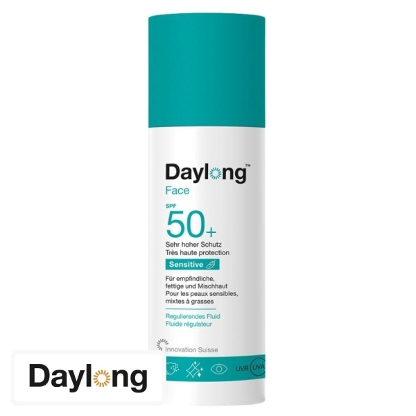 Daylong Sensitive Face Ecran Solaire en Fluide Régulateur Spf50 – 50ml