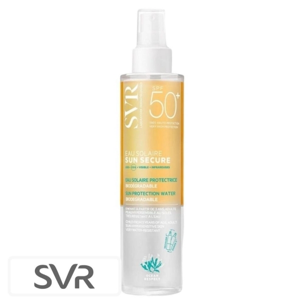 SVR Sun Secure Ecran Solaire en Eau Protectrice Spf50 – 200ml