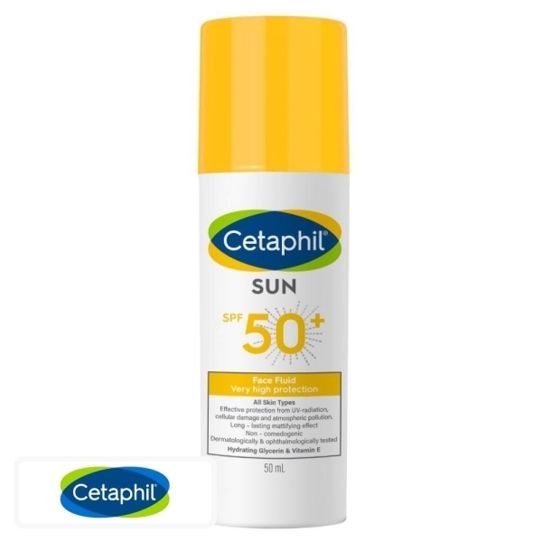 Cetaphil Sun Face Ecran Solaire en Fluide Invisible Spf50 – 50ml