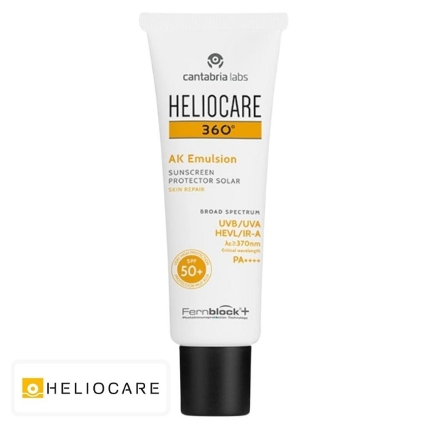 Heliocare 360° AK Ecran Solaire en Emulsion Spf50 – 50ml