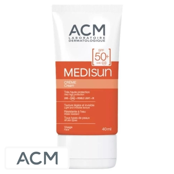 ACM Medisun Ecran Solaire en Crème Invisible Spf50 – 40ml