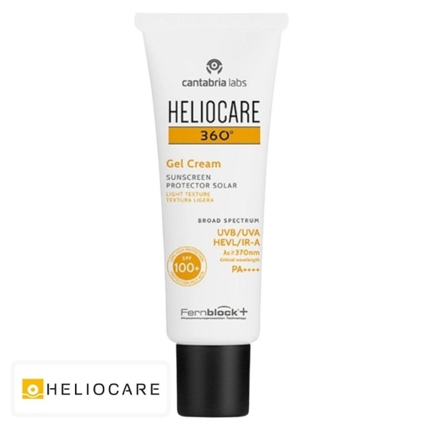 Heliocare 360° Ecran Solaire en Gel-Crème Spf100 – 50ml