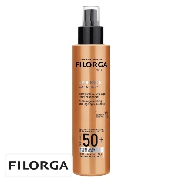 Filorga UV-Bronze Corps Ecran Solaire en Spray Anti-Âge Nutri-Régénérant Spf50 – 150ml