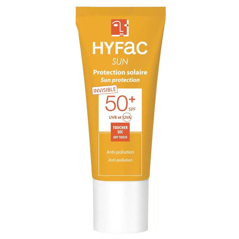 Hyfac Sun Écran Solaire Invisible Toucher Sec Spf50 – 40ml