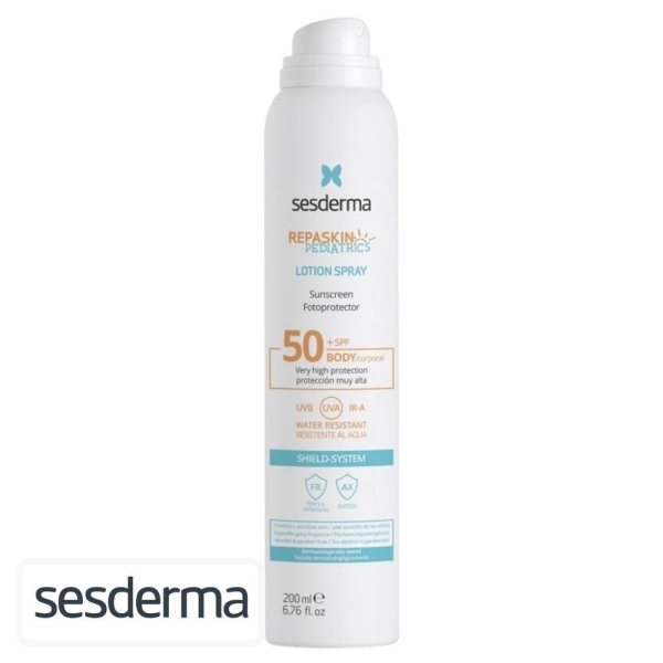 Sesderma Repaskin Pediatrics Ecran Solaire en Lotion-Spray Spf50 – 200ml