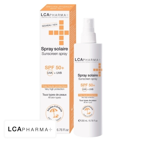 LCAPharma+ Ecran Solaire en Spray Spf50 – 200ml