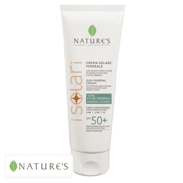 Nature’s iSolari Ecran Solaire Minérale Invisible en Crème Visage & Corps Spf50 – 100ml