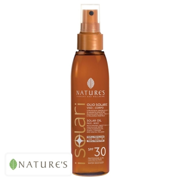 Nature’s iSolari Ecran Solaire en Huile Visage & Corps Spf30 – 150ml