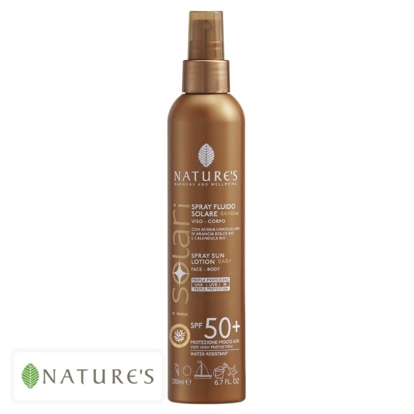 Nature’s iSolari Ecran Solaire en Lotion-Spray Visage & Corps Spf50 – 200ml