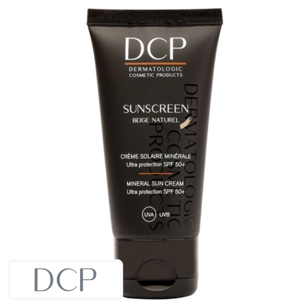 DCP Sunscreen Beige Naturel Ecran Solaire en Crème Minérale SPf50 – 50ml