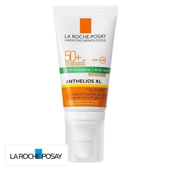 La Roche-Posay Anthelios XL Anti-Brillance Teintée Ecran Solaire en Gel-Crème Toucher Sec Spf50 – 50ml