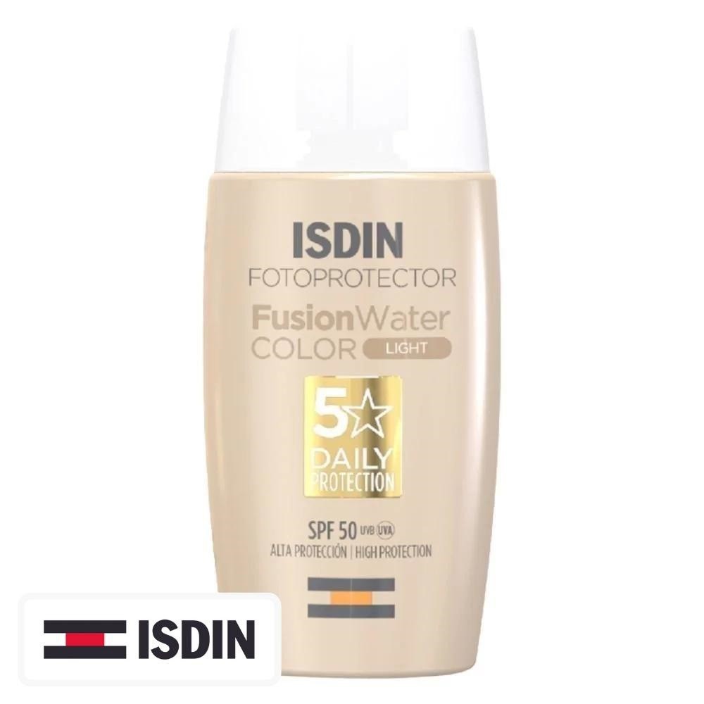 Isdin Fotoprotector Fusion Water Color Light Ecran Solaire Toucher Sec Teinté Spf50 – 50ml