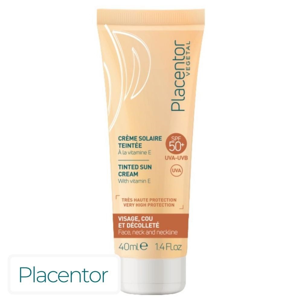 Placentor Ecran Solaire en Crème Teintée Spf50 – 40ml