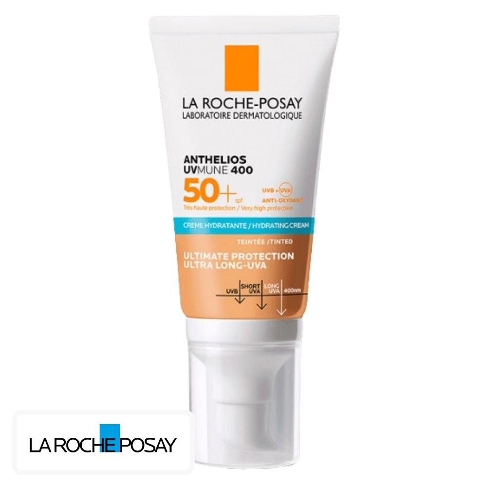 La Roche-Posay Anthelios UVMUNE 400 Ecran Solaire en Crème Hydratante Teintée Spf50 – 50ml