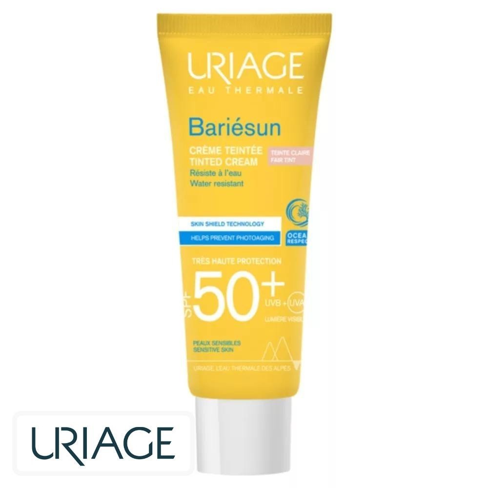 Uriage Bariésun Ecran Solaire en Crème Teintée Claire Spf50 – 50ml