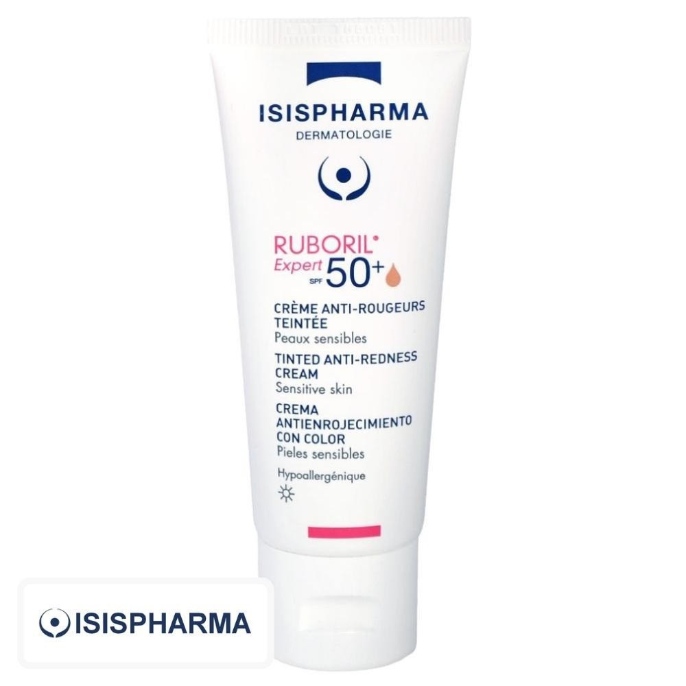 Isispharma Ruboril Expert Ecran Solaire en Crème Teintée Anti-Rougeurs Spf50 – 40ml