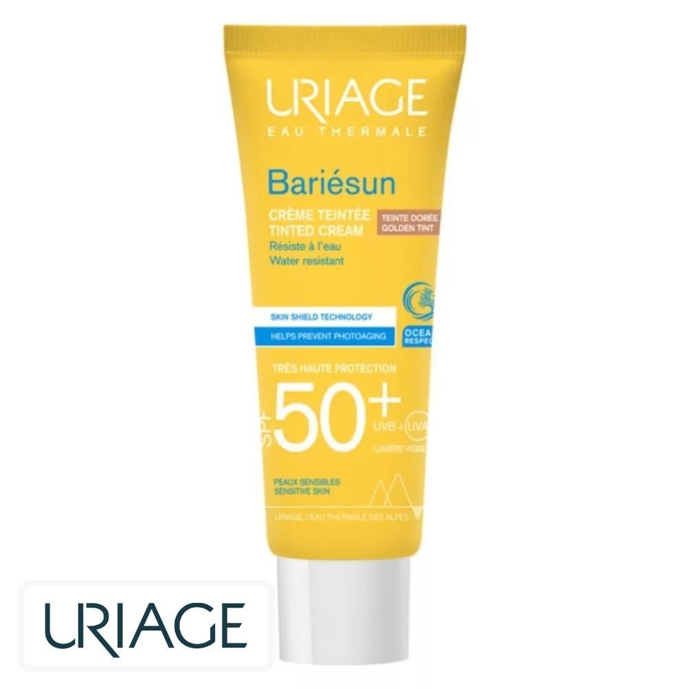 Uriage Bariésun Ecran Solaire en Crème Teintée Dorée Spf50 – 50ml