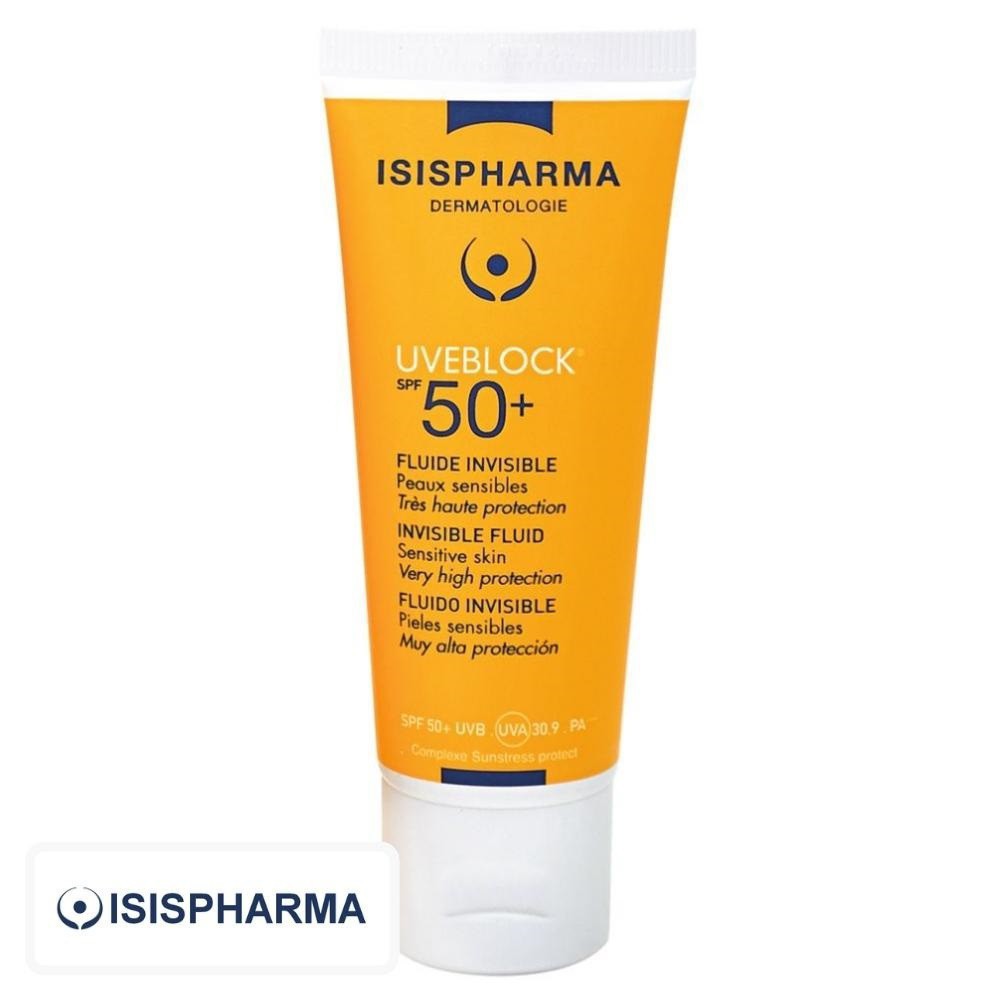 Isispharma UVEBlock Ecran Solaire en Fluide Teinté Spf50 – 40ml