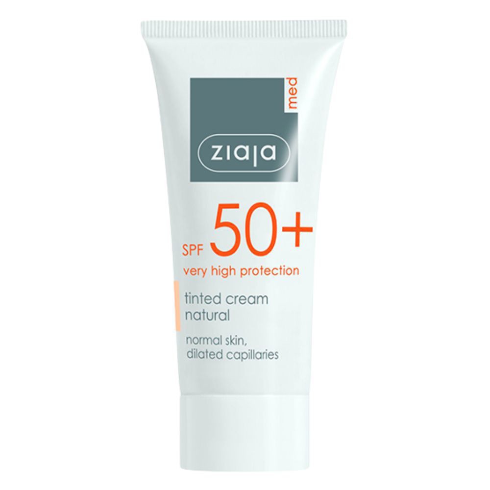 Ziaja Med Ecran Solaire en Crème Teintée Natural Spf50 – 50ml