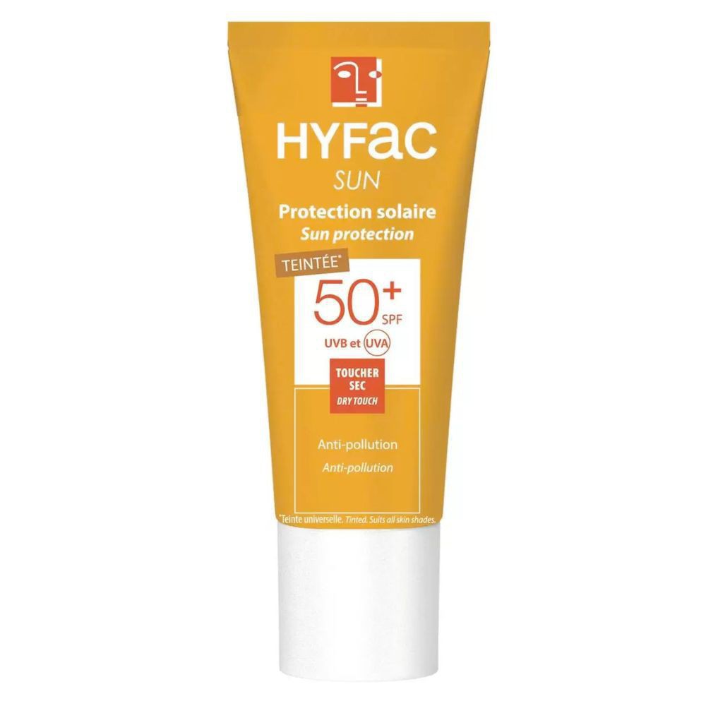 Hyfac Sun Écran Solaire Teinté Toucher Sec Spf50 – 40ml