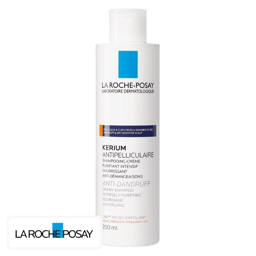 La Roche-Posay Kerium Shampooing-Crème Pellicules Sèches – 200ml